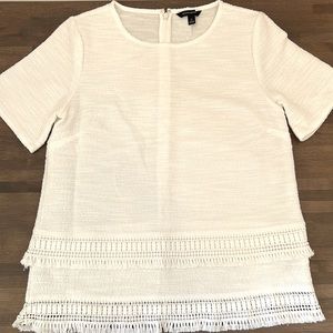 Banana Republic white top
